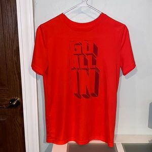 Exertek Orange Athletic Boy T-Shirt